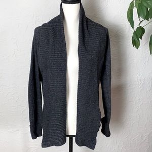 Theme Wool Blend Open Cardigan Sweater